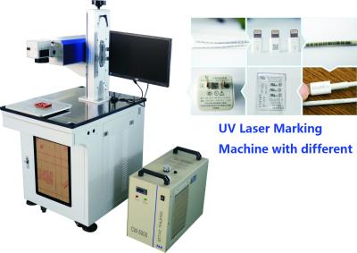 China Uv Laser Marker 7W For Mobile Phone Parts , Mobile and computer accessories Engraving Machine No Heat Effect for sale