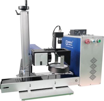 China Stainless Steel Fiber Laser Printing System With CCD Camera Positioning System for sale