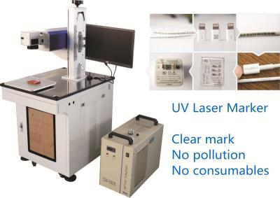 China Glass / Metal / Plastic UV Laser Engraving Machine for sale