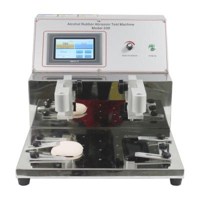 China Best Selling Surface Alcohol Gum Abrasion Resistance Testing Machine 63*45*37cm for sale