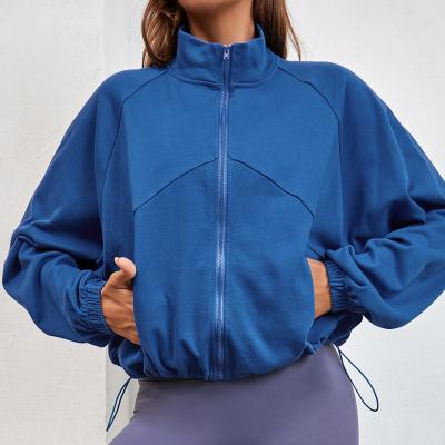 China High Quality Polyester Women Outdoor Sports Anti-wrinkle And Soft Long Sleeves Loose Jacket for sale