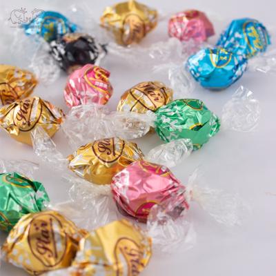 China Valentine Coklat Sweet Candies Wholesale Ball Shape Milk Chocolate With Cream for sale