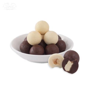 Chine Sugar Free Vegan Milk Chocolate Ball Shape With Cream BH35 Black White à vendre