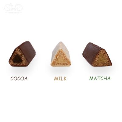 China Sweets Schokolade 4 Types of Chocolate Roasted Coffee Bar (Chocolate, Milk, Matcha, White Peach) for sale