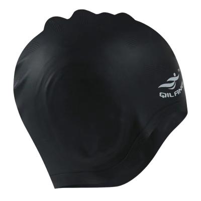 China Custom Waterproof Durable Eco-Friendly Durable Comfortable Wearables Silicone Safe Swim Caps for sale