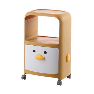 China Modern Lightweight Plastic Furniture CHILDREN'S Rack Box Toy Cabinet Storage Rack Plastic Organizer Cabinets for sale