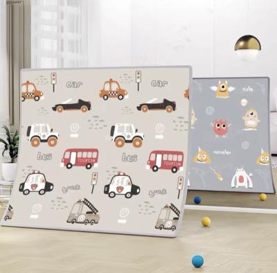 China Wholesale Reversible XPE Waterproof Non Slip Thicken Foldable Reversible Playmat For Baby for sale