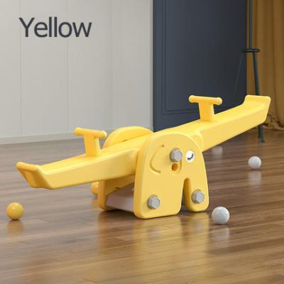 China Cute Animal Seesaw HDPE Shape Playground Plastic Seat Indoor And Outdoor Seesaw For Kids for sale