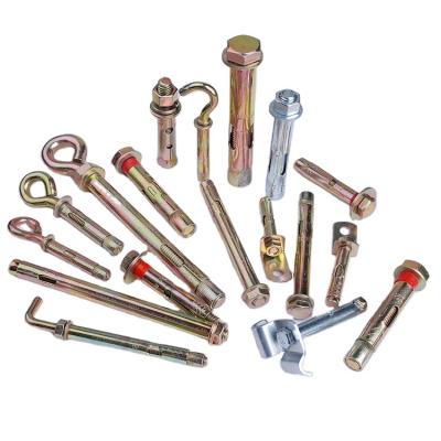 China Factory direct sale 304 steel stainless steel screw anchor standard size wedge concrete anchor bolt for sale