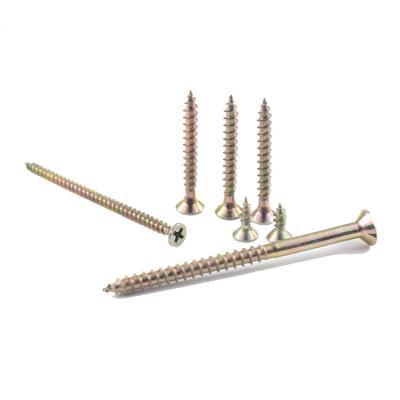 China Pan Durable Using Fiberboard Stainless Steel 50Mm Chipboard Screws Self Tapping Wood Screws Bulk for sale