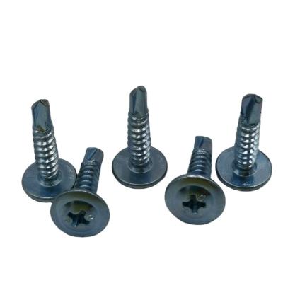 China Factory Selling Stainless Steel Spline Screws Hot Cross Round Head Drilling Tapping Screws for sale