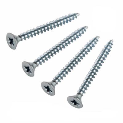 China Pan Customization OEM Wood Self Tapping Steel Screw Nail Chipboard Double Flat Head Screws for sale