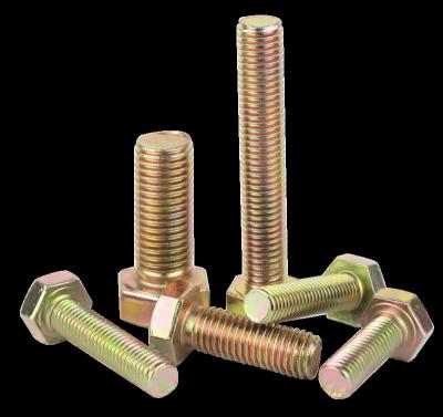 China Stainless Steel Factory Supply Color Painted Roofing Bolts Full Thread Screw Half Fine Thread Hex Bolt for sale