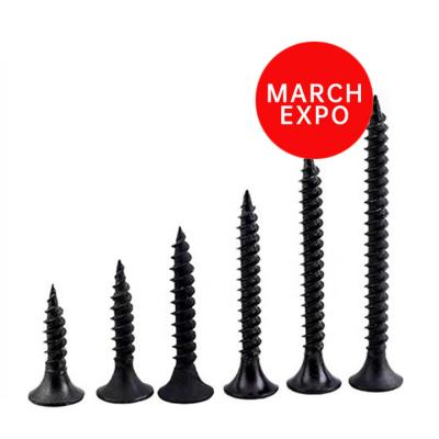 China 1kg Pan Box Bugle Head Thread Drywall Coarse Gray Black Phosphated Metal Gypsum Drywall Self Tapping Screw for sale