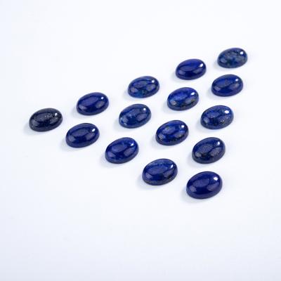 China New style hot sale high quality natural lapis lazuli cabochon set or fire color for inlay ring earring for sale