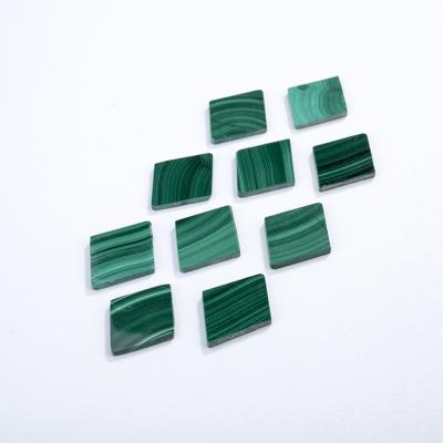 China Color Game or Fire Wholesale New High Quality Natural Artificial Malachite for Inlay Ring Earring Jewelry for sale