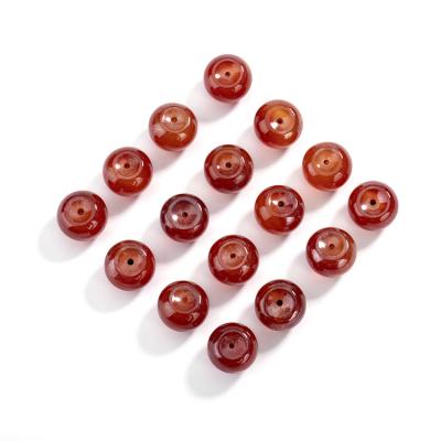 China Color Play or Fire New Design Apple Shape Natural Semi-Precious Stone Crafts Red Agate Pendant for sale