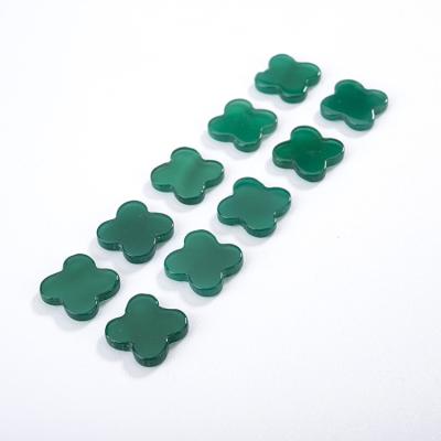 China Color Set Or Fire High Quality Custom Natural Gemstone Green Agate Stone Slices For Inlay Fashion Pendant for sale