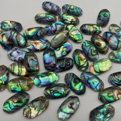 China Wholesale natural color change factory abalone shell cabochon faceted cabochon for sale