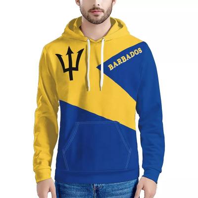 China Anti Shrink Hoodies Fashion Barbados Sweatshirts Boys Hip Hop Streetwear Sudadera Hombre Casual Students for sale