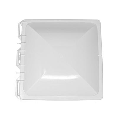 China S10944 UV Resistant PP Camper Universal Air Vent Lid 14 x 14 Inches White for sale