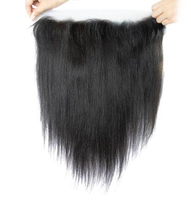 China Raw Good Quality Indian Headbands HD 13x4 Full Lace Body Wave Virgin Human Hair Frontal Closure Pre Plucked for sale