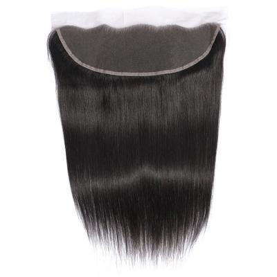 China Hot Selling 100% Raw Virgin Human Hair 13x4 13x6 HD Frontal Hd Straight Factory Cuticle Aligned Brazilian Hair Closure for sale