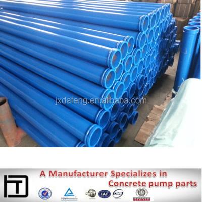 China Structure Pipe ST52 DN125 Concrete Pump Boom Pipe for sale