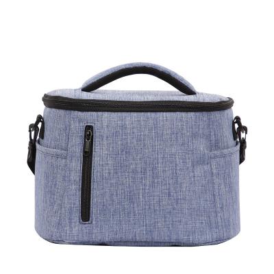 China Waterproof Custom Logo Waterproof Lunch Basket Picnic Insulated Cooler Bag With Handle And Strap for sale