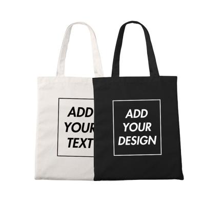 China Eco Friendly Portable Handled Recycle Canvas Cotton Logo Printed Foldable Reusable Custom Biodegradable Non Woven Shopping Bag With Logo for sale