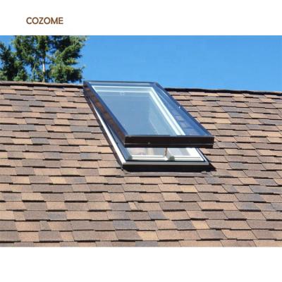 China Swing Black Aluminum Chain Awning Skyview Window Vented Skylight Roof Lanterns For House Per 1 Piece for sale