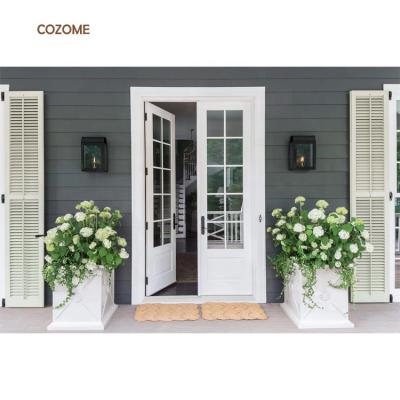 China Modern Double Leaf Main Door Fancy Solid Wood Carving Wooden Door In China for sale