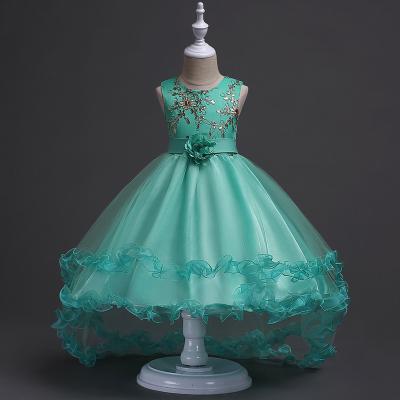 China Breathable Pettiskirt Christmas Dress Skirt Kids Multilayer Tailing Christmas D Sequin Embroidery Performance Dress Skirt Girls Breathable Girls for sale