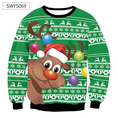 China 2021 New Autumn Breathable Woman Winter Christmas Sweater Christmas Sweater Loose Top for sale