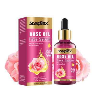 China Skin Revitalizer Private Label Face Care Serum Rose Extract Whitening Nourishing Serum Natural Organic For Face for sale