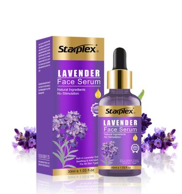 China OEM Custom Facial Natural Moisturizer Serum Moisturizer Skin Care Anti Allergy Soothing Lavender Face Serum for sale