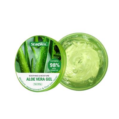 China Starplex Aloe Vera Gel From 98% Pure Natural Organic Aloe Extract Moisturizer For Face Hair Sunburn Acne Repairing After Sun for sale