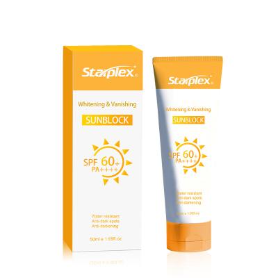 China OEM/ODM Sunscreen Whitening UV Protection Moisturizing Spf60+ Body Sunblock Sunscreen Organic Waterproof Facial Cream for sale