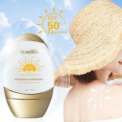 China Tone Up Organic Facial Sunblock SPF 50 Long Lasting Sunscreen Private Label Starplex Korean Sunscreen Lotion Cream for sale