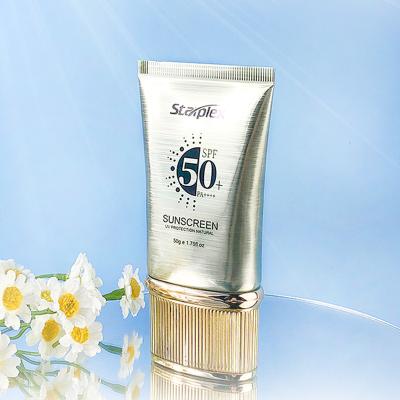 China Sunscreen Wholesale Sunblock SPF 50+ Anti-UV Body and Face Whitening Physical Lotion Sunscreen Cream for sale