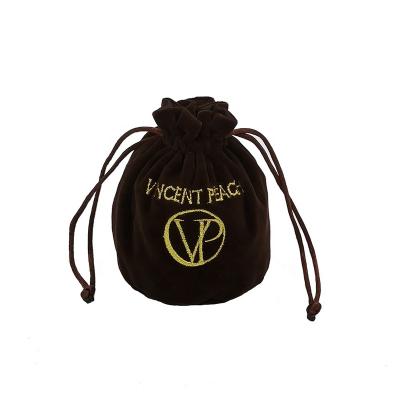 China Gift Bag Velvet Gift Bag Suction Rope Pouch Jewelry Packaging Bag Suede Drawstring Bag for sale