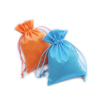 China Miscellaneous Gift Bag Fabric Drawstring Bag Cotton Satin Velvet Suede Drawstring Pouch For Gift for sale