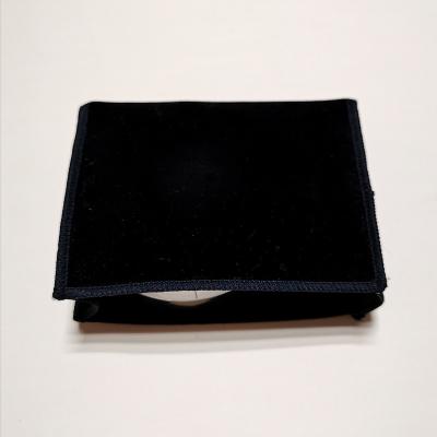 China Recyclable Hot Sales Custom Lockstitch Border Velvet Bags For Packing Powder for sale