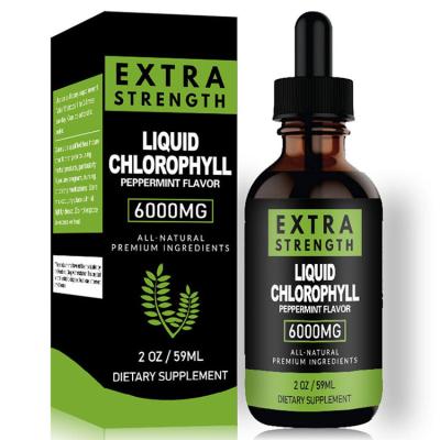 China Vegan ; Gluten free; Non-GMO Private Label Customized Extreme Bulk Weight Loss 6000mg Water Syrup Liquid Splina Vegan Organic Chlorophyll Drops for sale