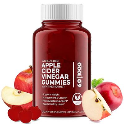 China Apple Cider OEM and ODM Energy Supply Vinegar Slimming Gummy Weight Loss Apple Cider Vinegar Gummies for sale