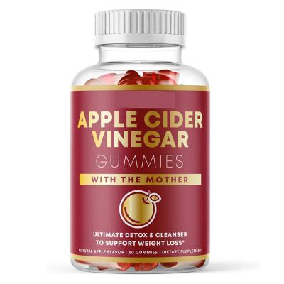 China Supply Wholesale Unfiltered Gummies Energy Apple Cider Vinegar Gummies OEM/ODM Apple Cider With Mother Enzyme for sale