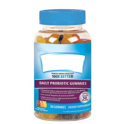 China Promote Natural Digestion Daily Formulation 50 Billion CFU Gummies Probiotic Candy Supports Healthy Digestion for sale