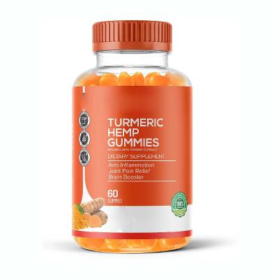 China 100% Private Label Organic Vegan Vitamin Turmeric Curcumin Multi Brain Boosts Pain Relief Anti-Inflammatory Ginger Chewable Gummies For Joint for sale