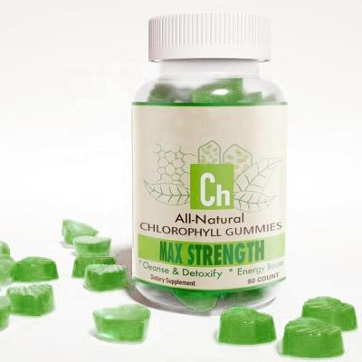 China Other Private Label Wholesale Vegan Chlorophyll Gummies Organic Candy for Cleanse Detoxify Energy Boosts Skin Health Care for sale