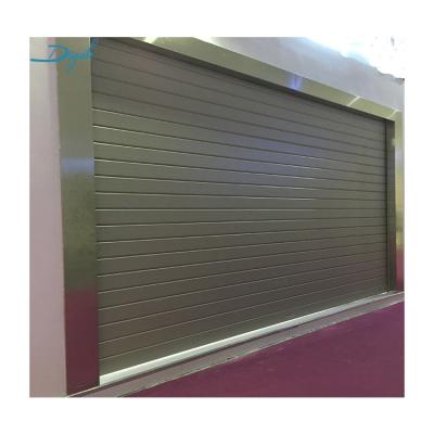 China Large Environmental Friendly Industrial Roller Shutters Big Hurricane Roll Up Doors Hurricane Shutter Automatic Rolling Windproof Doors for sale